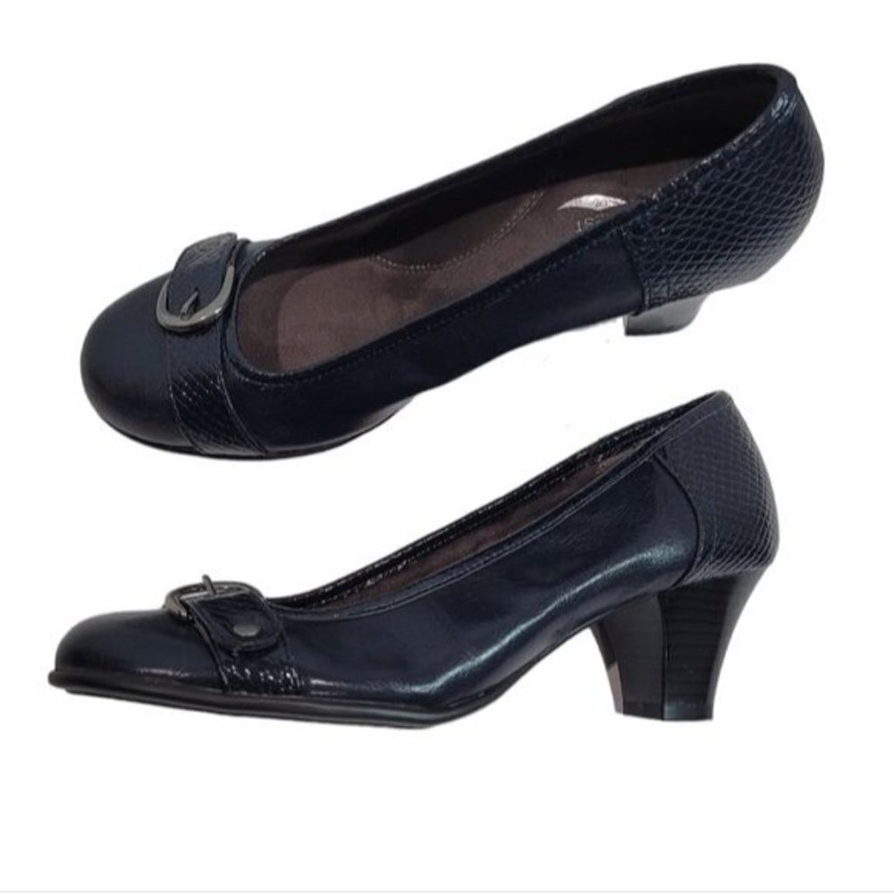 Aerosoles Mariner Round Toe Low Heel Shoes Size 8.5